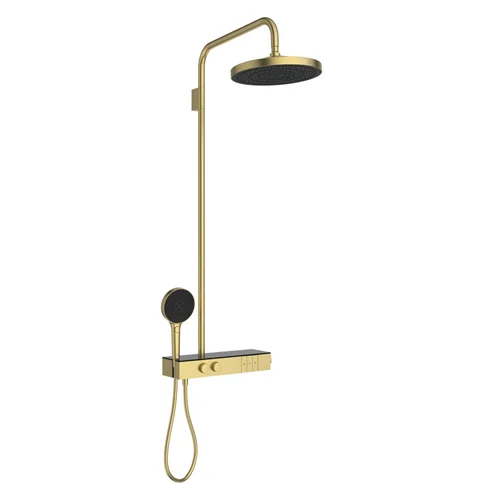 Ideal Standard Ceratherm Solos Duschsystem AP, Brushed Gold