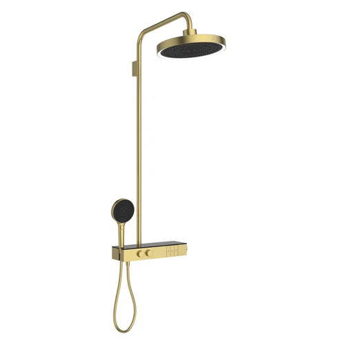 Ideal Standard Ceratherm Solos Duschsystem AP, Brushed Gold