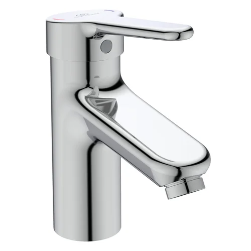 Ideal Standard Waschtischarmatur Ceraplus Niederdruck mit Ablaufgarnitur Ausladung 112mm Chrom, Chrom