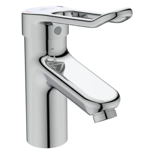 Ideal Standard Waschtischarmatur Ceraplus mit Bügelgriff ohne Ablaufgarnitur Ausladung 112mm Chrom, Chrom