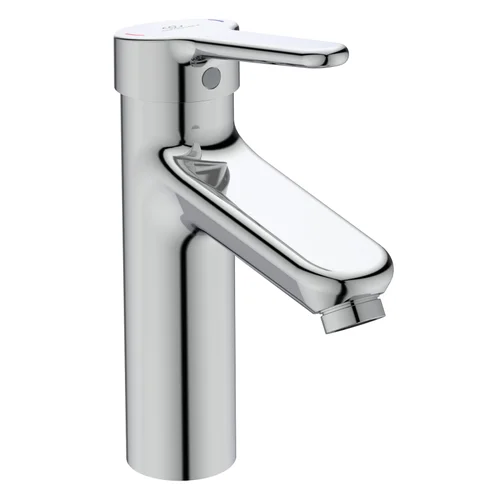 Ideal Standard Waschtischarmatur Ceraplus Grande Niederdruck ohne Ablaufgarnitur Ausladung 123mm Chrom, Chrom