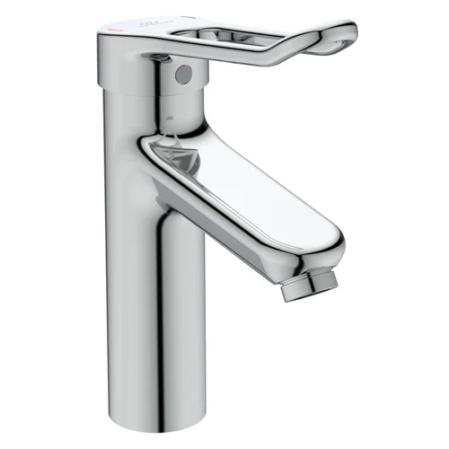 Ideal Standard Waschtischarmatur Ceraplus Grande mit Bügelgriff ohne Ablaufgarnitur Ausladung 123mm Chrom, Chrom