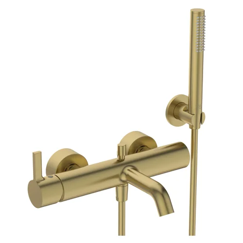 Ideal Standard Joy Bade- Brausearmatur Set, Brushed Gold