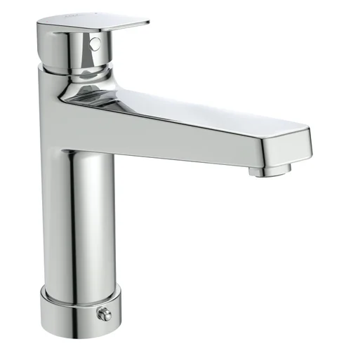 Ideal Standard Küchenarmatur Ceraplan mit hohem Auslauf Ausladung 210mm mit Absperrventil Chrom, Chrom