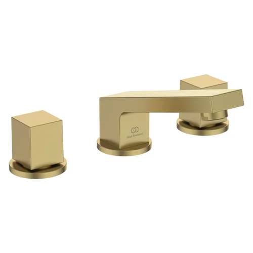Ideal Standard Extra Zweigriff-Waschbeckenarmatur, Brushed Gold
