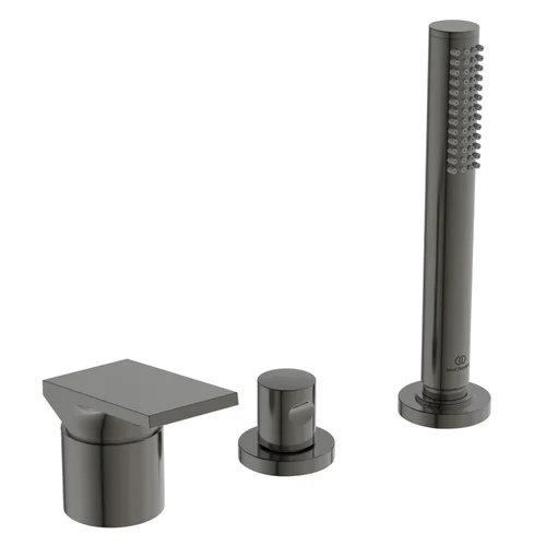 Ideal Standard Extra Wannenrand-Badearmatur, Magnetic Grey