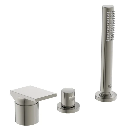 Ideal Standard Extra Wannenrand-Badearmatur, Silver Storm