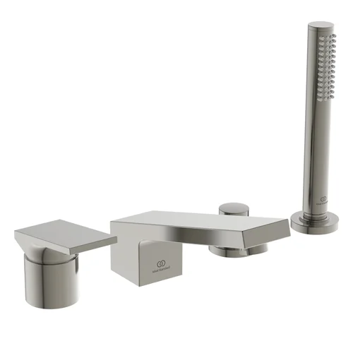Ideal Standard Extra Wannenrand-Badearmatur, Silver Storm