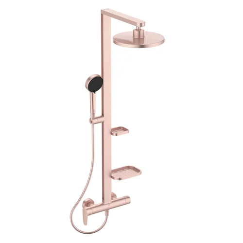 Ideal Standard Ceraflow Alu+ Duschsystem AP, Rosé