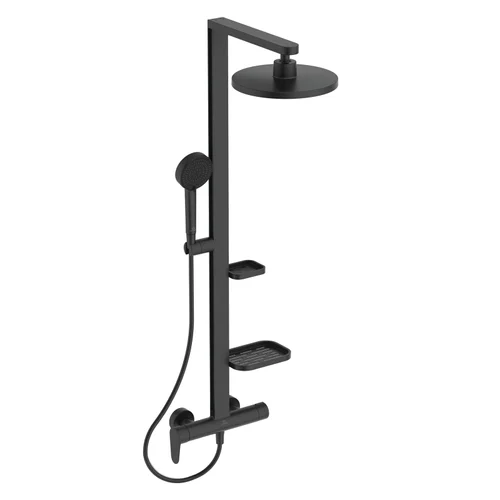 Ideal Standard Ceraflow Alu+ Duschsystem AP, Silk Black