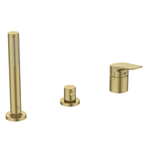 Ideal Standard La Dolce Vita Wannenrand-Badearmatur, Brushed Gold