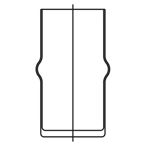 Ideal Standard Ersatzglas, für Toilettenbürstengarnitur, Opalglas