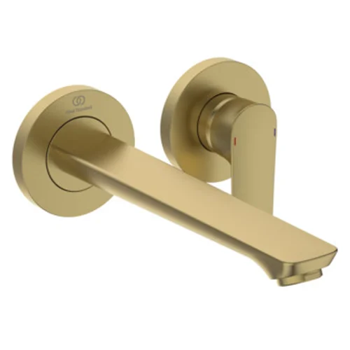 Ideal Standard Connect Air Wand-Waschtischarmatur, Brushed Gold
