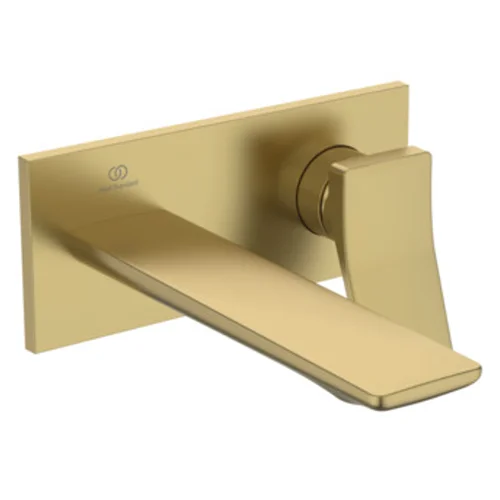 Ideal Standard Conca Wand-Waschtischarmatur, Brushed Gold