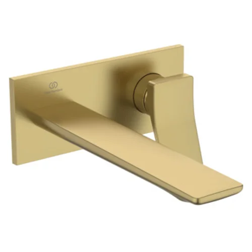 Ideal Standard Conca Wand-Waschtischarmatur, Brushed Gold