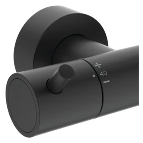 Ideal Standard Ceratherm T125+ Duschsystem AP, Silk Black