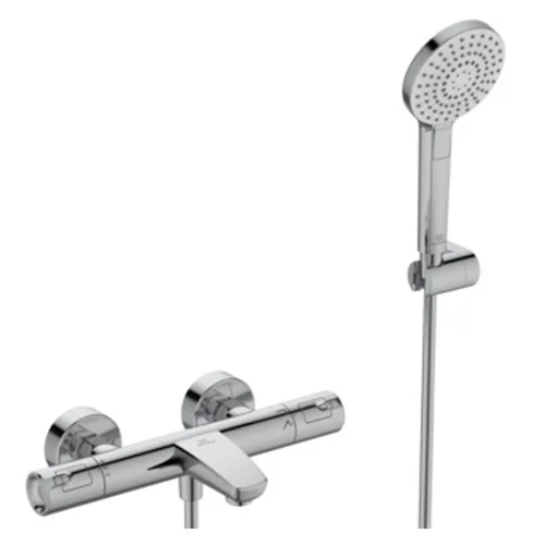 Ideal Standard Ceratherm T50 Bade- Brausearmatur Set, Chrom