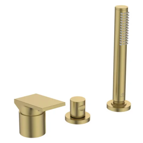 Ideal Standard Extra Wannenrand-Badearmatur, Brushed Gold