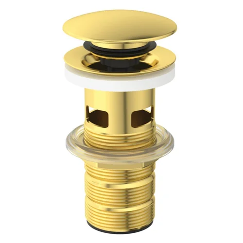 Ideal Standard Multisuite Push-Open Ventil, Brushed Gold