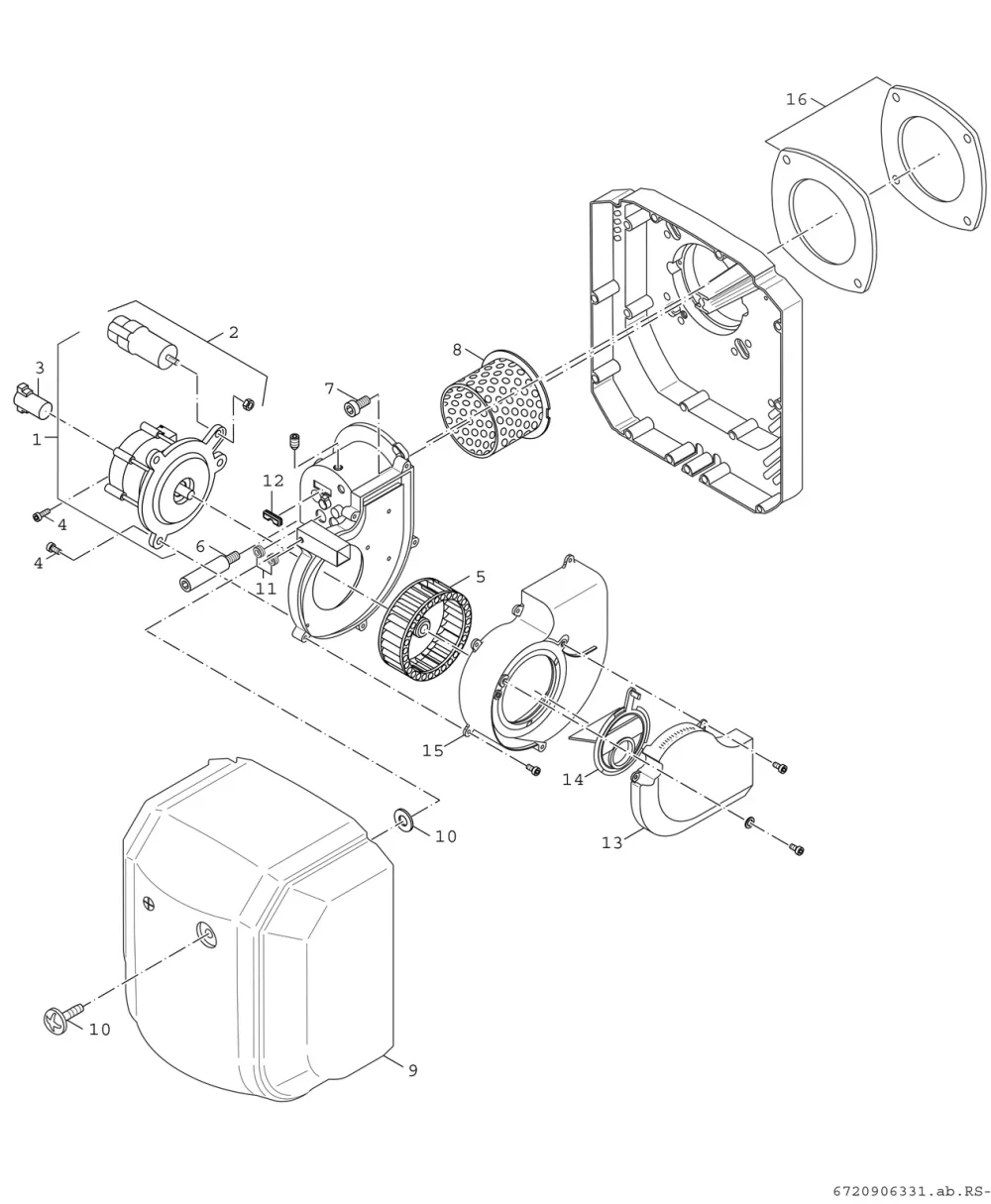 Motor HG150/170W