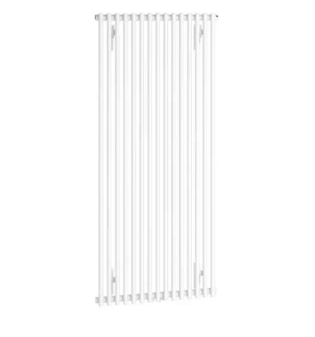Weißer Kermi Bad- und Wohnheizkörper Pio, zweilagig, 900x804x64 mm.