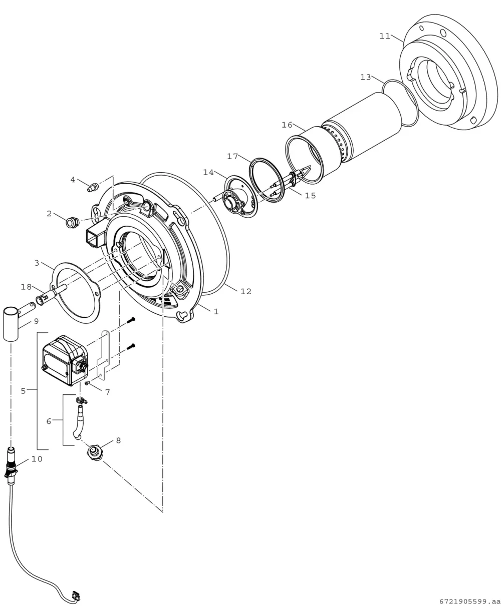 Mischsystem/Brennerrohr