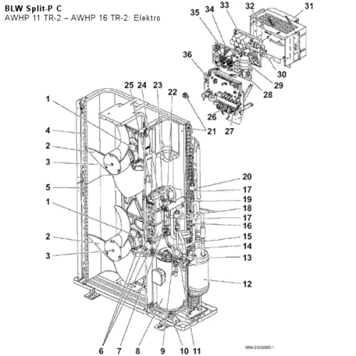 AWHP 11 TR-2 &ndash; AWHP 16 TR-2: Elektro