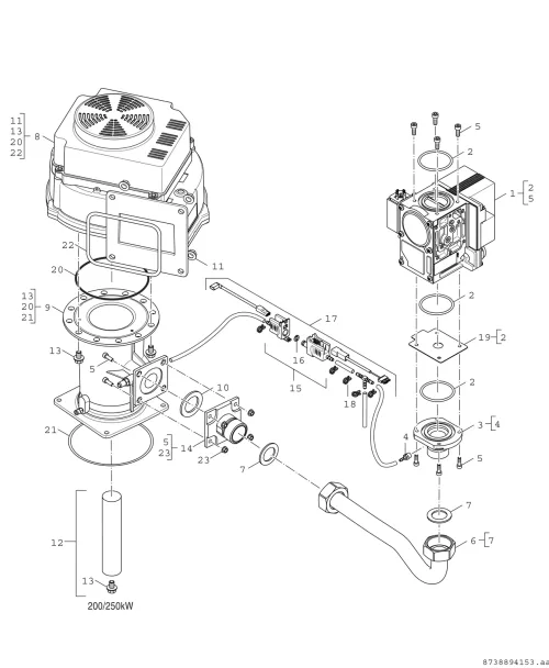 Gebläse / Gasarmatur 200-300