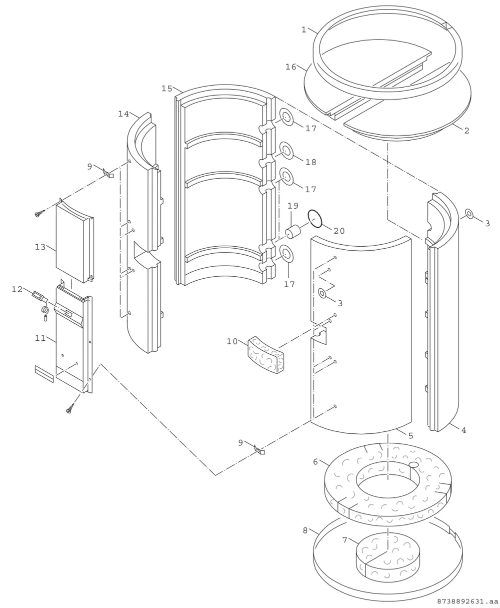 Speicher Verkleidung WS552-952