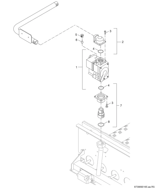 Gasarmatur BM762-012
