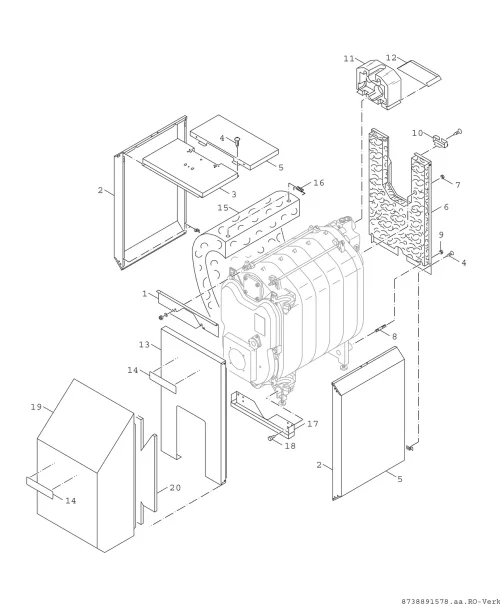 Verkleidung 45-68 kW