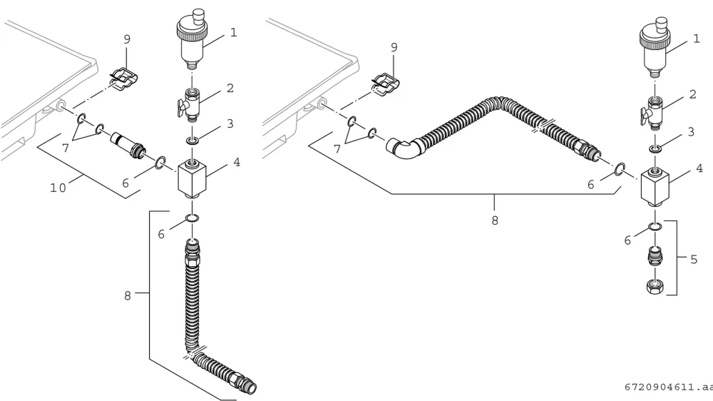 Entlüfter-Set ELT6 für FKT