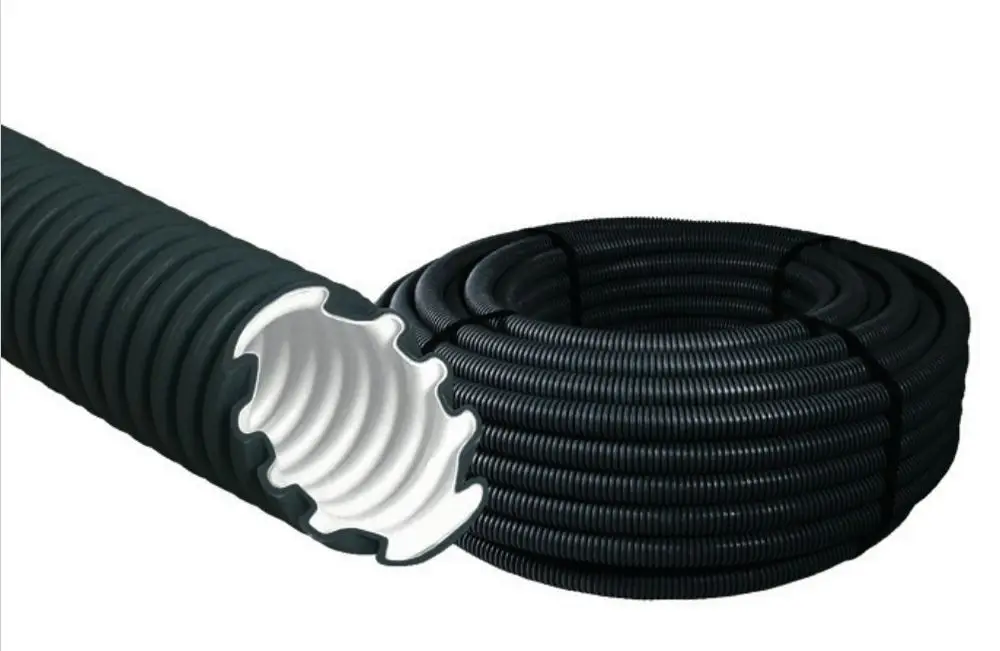 Elektro-Leerrohr 100 Meter 320N NW 25 (∅25 / 18,8 mm) - schwarzes, biegsames, flammwidriges Kunststoff-Isolierrohr, MC50000002 Galeriebild 1