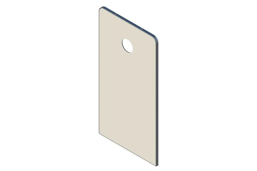 BOSCH Vorderwand PMMA oben weiß | 8738216400