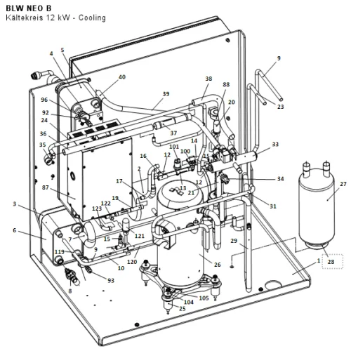 Kältekreis 12 kW - Cooling
