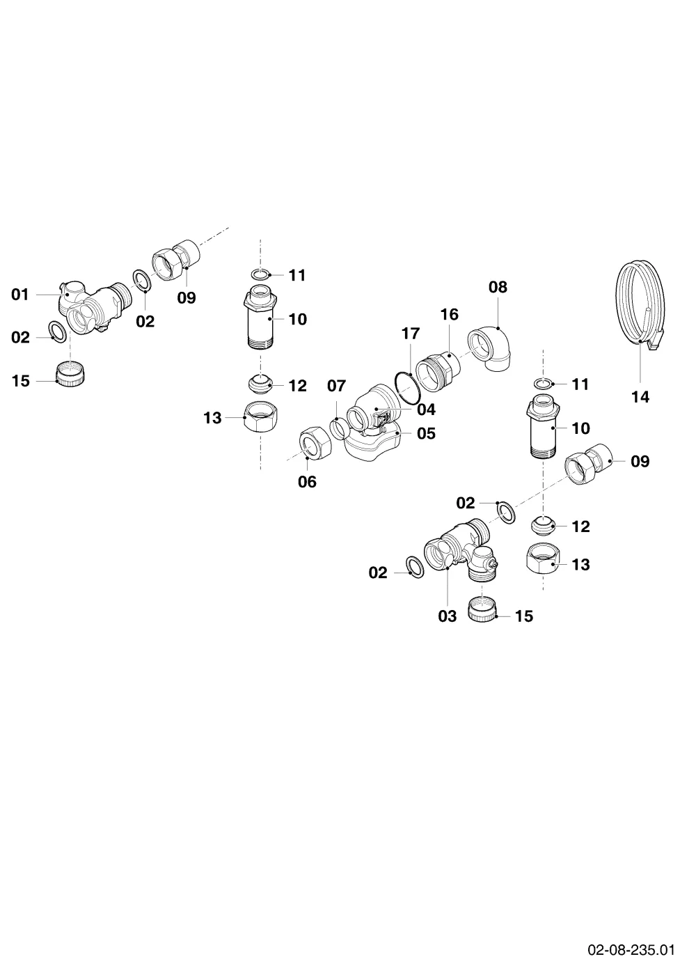 VC-Installationsset Kunststoff
