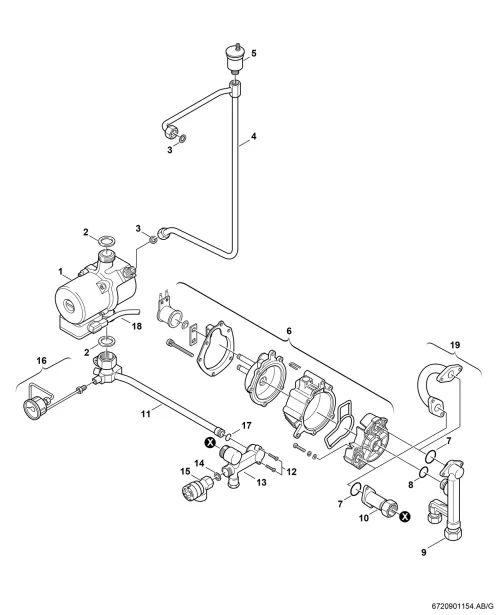 Pumpe/Hydraulikschalter