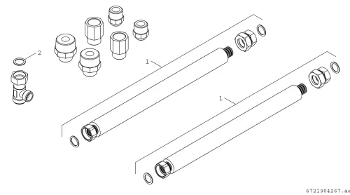 Anschluss-Set flexibel Pufferspeicher