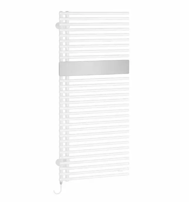 Kermi Credo Half round Elektroheizkörper in Weiß mit Regelung, 1800 x 600 mm