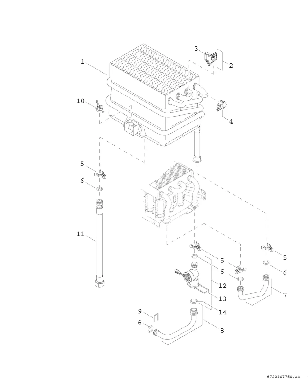 Innenkörper/Hydrogenerator