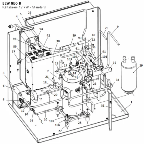 Kältekreis 12 kW - Standard