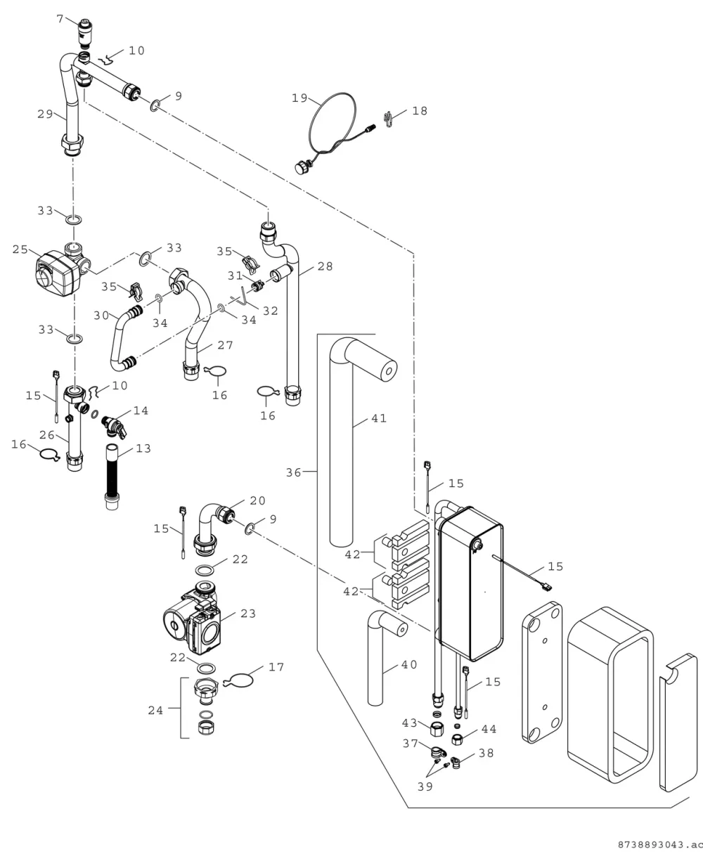 Hydraulikblock B
