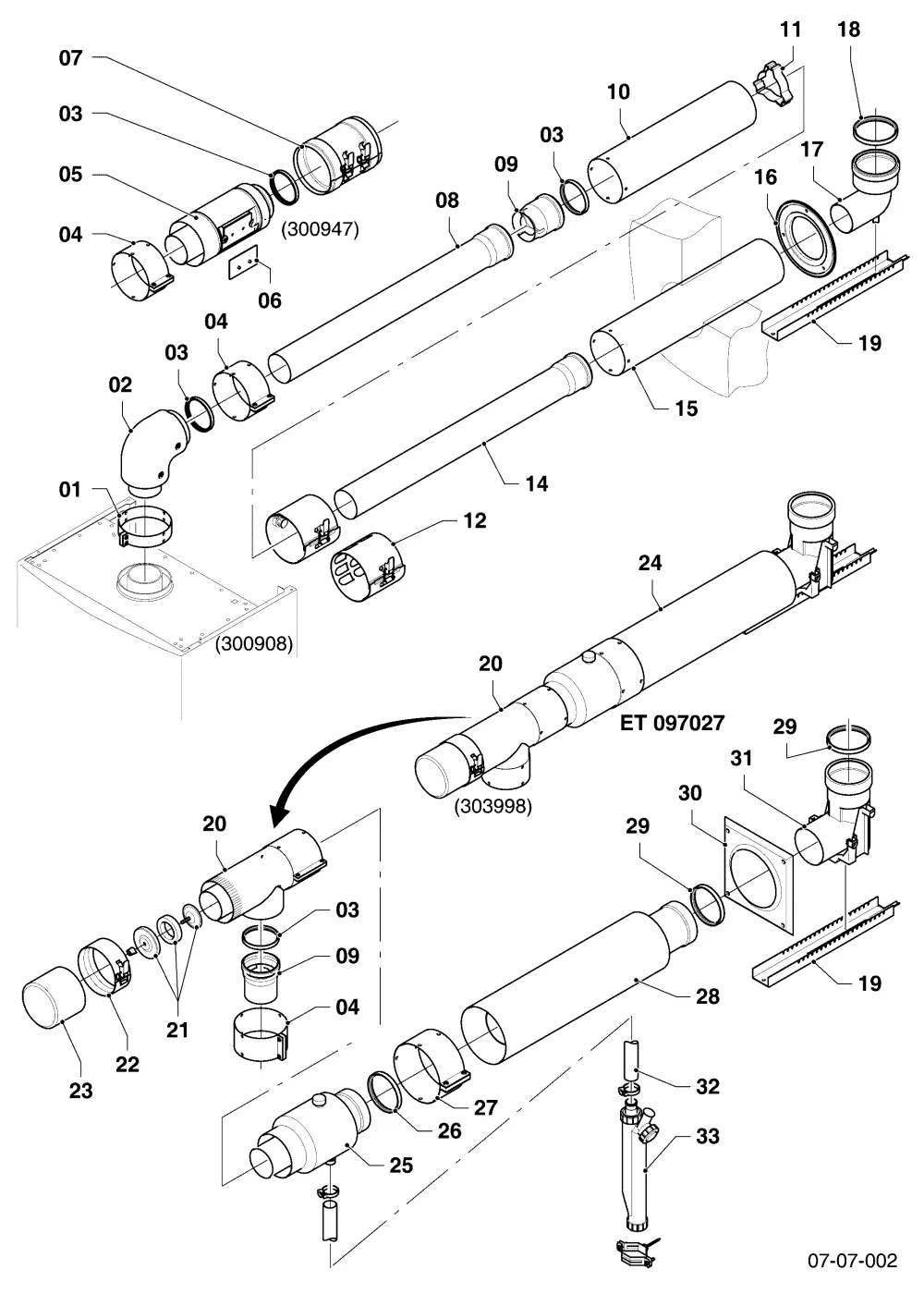 Anschlusssets für System 63/96, Teil I