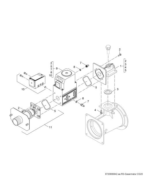 Gasarmatur CG20
