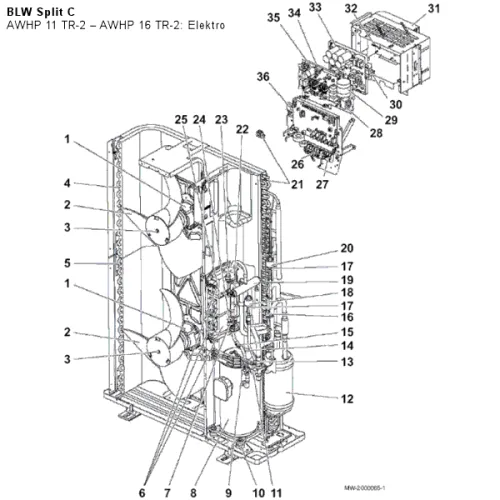 AWHP 11 TR-2 &ndash; AWHP 16 TR-2: Elektro