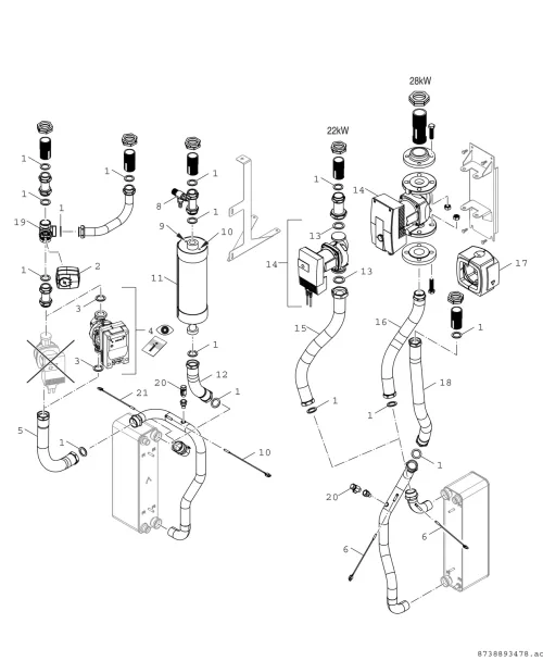Pumpengruppe 22-28kW