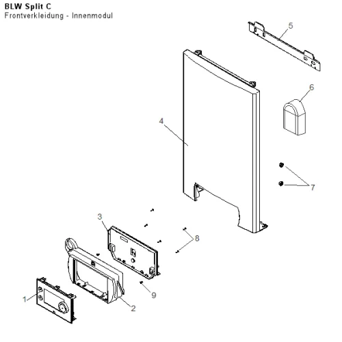 Frontverkleidung - Innenmodul