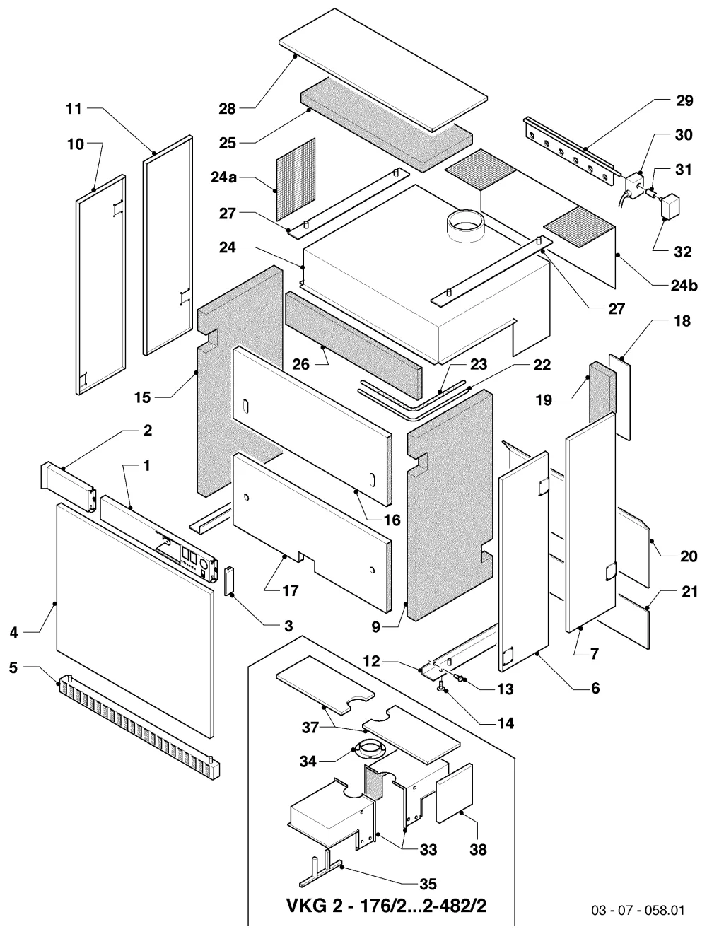 Verkleidungsteile