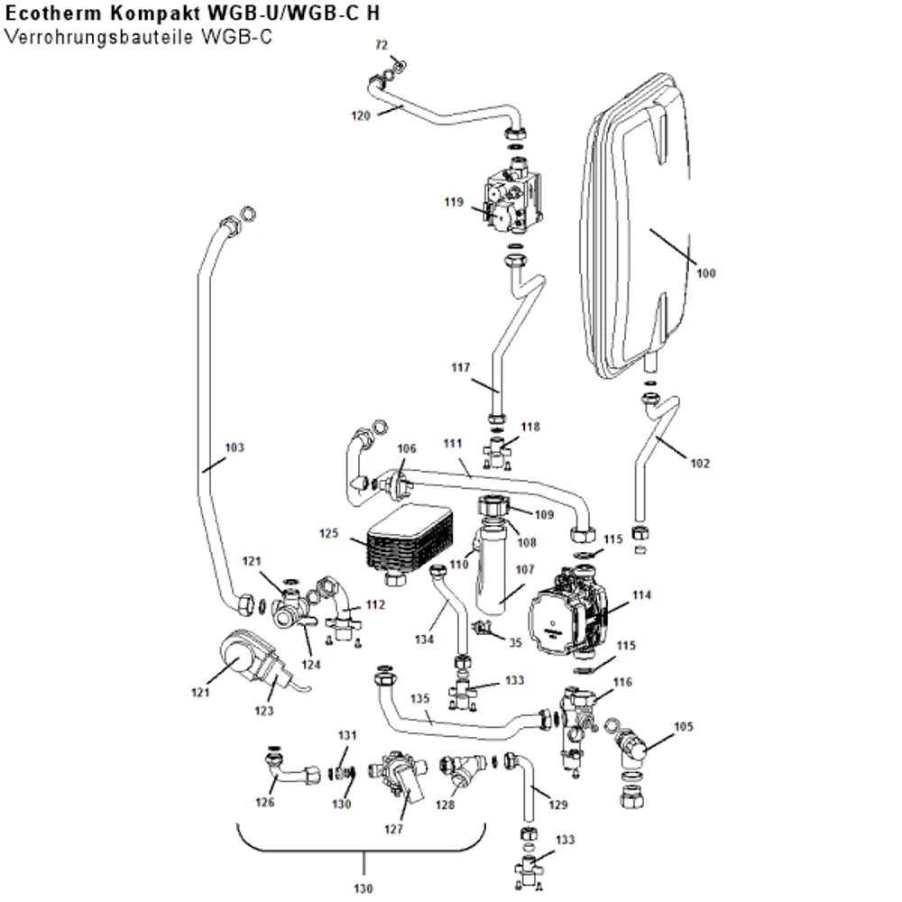 Verrohrungsbauteile WGB-C