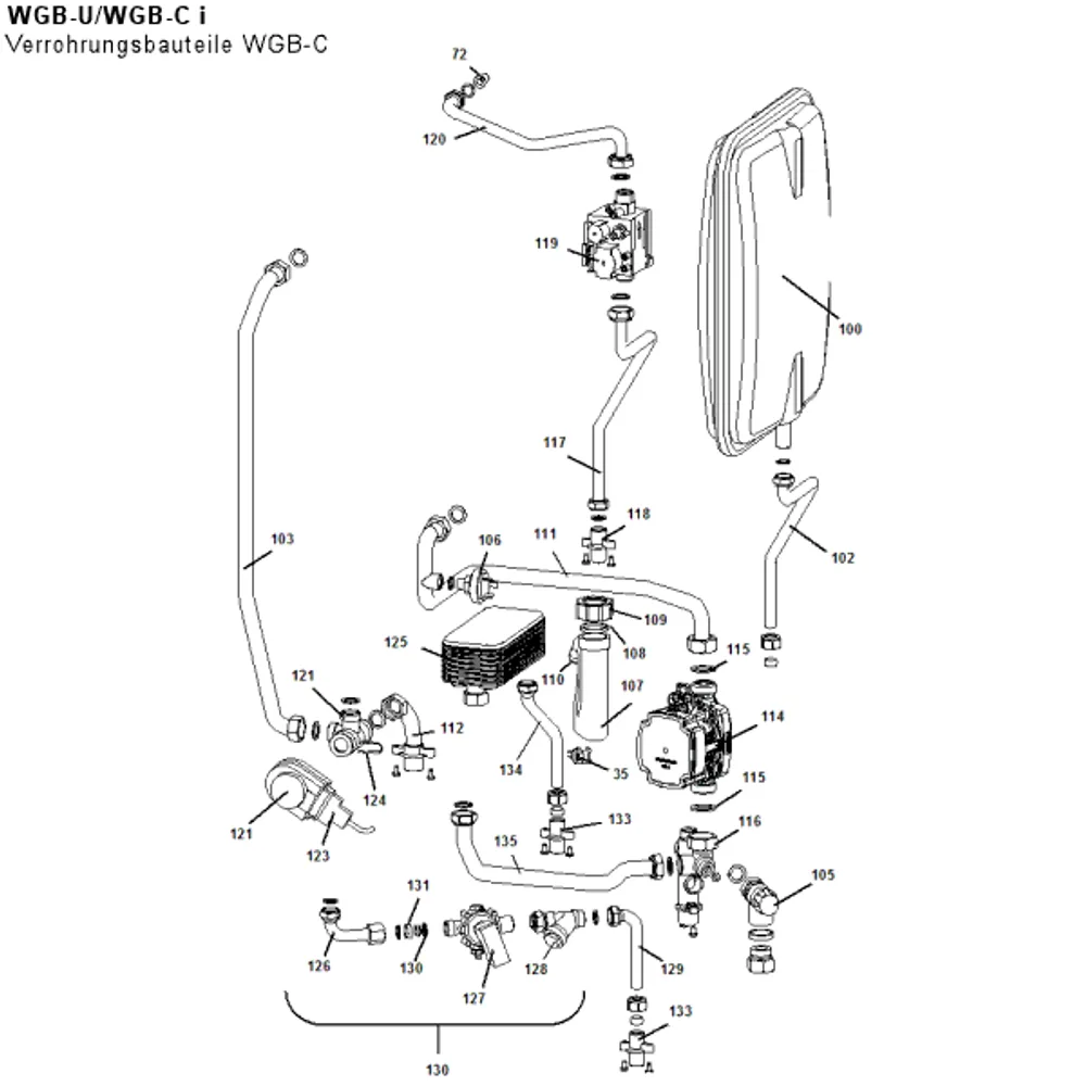 Verrohrungsbauteile WGB-C